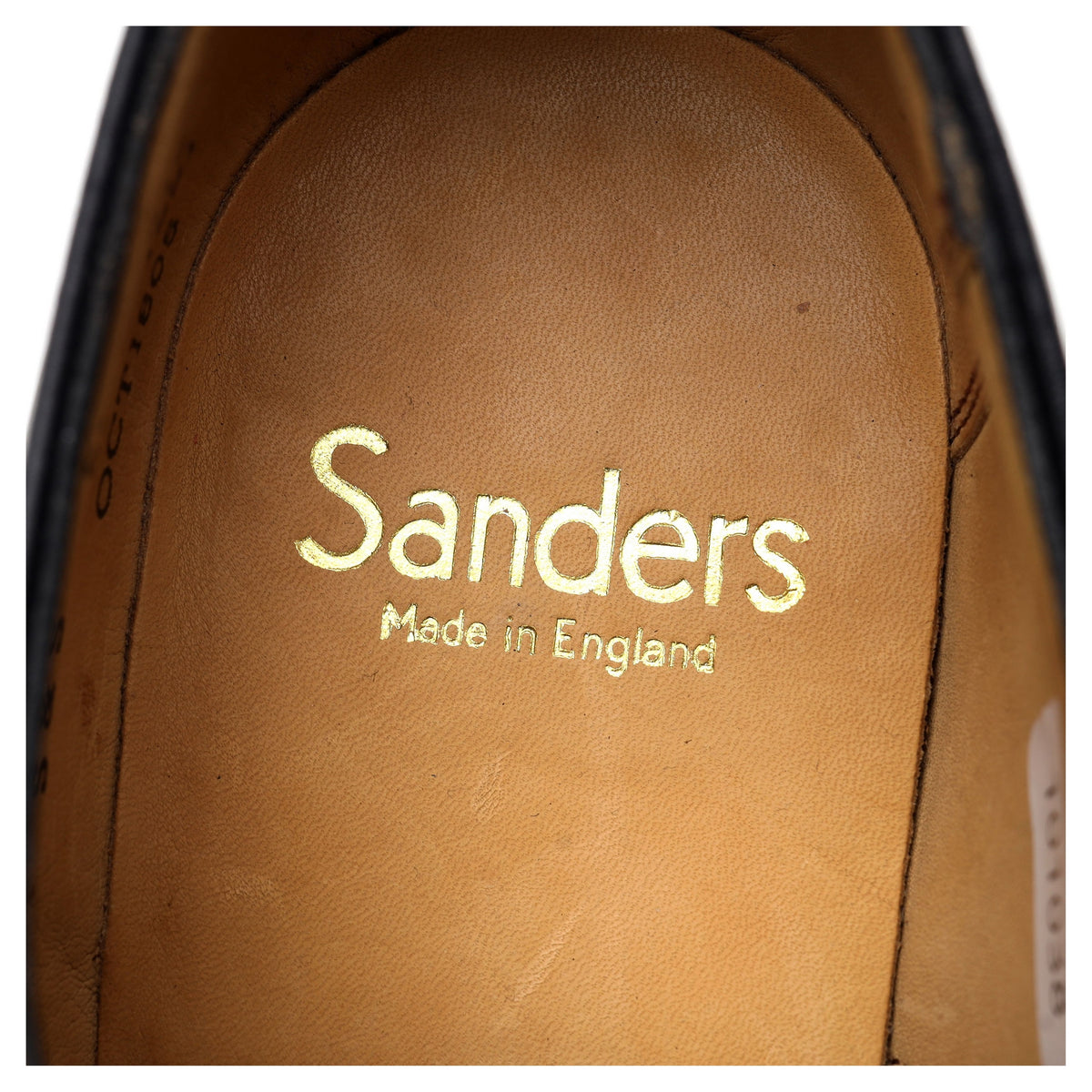 Black Leather Cap Toe Oxford UK 8