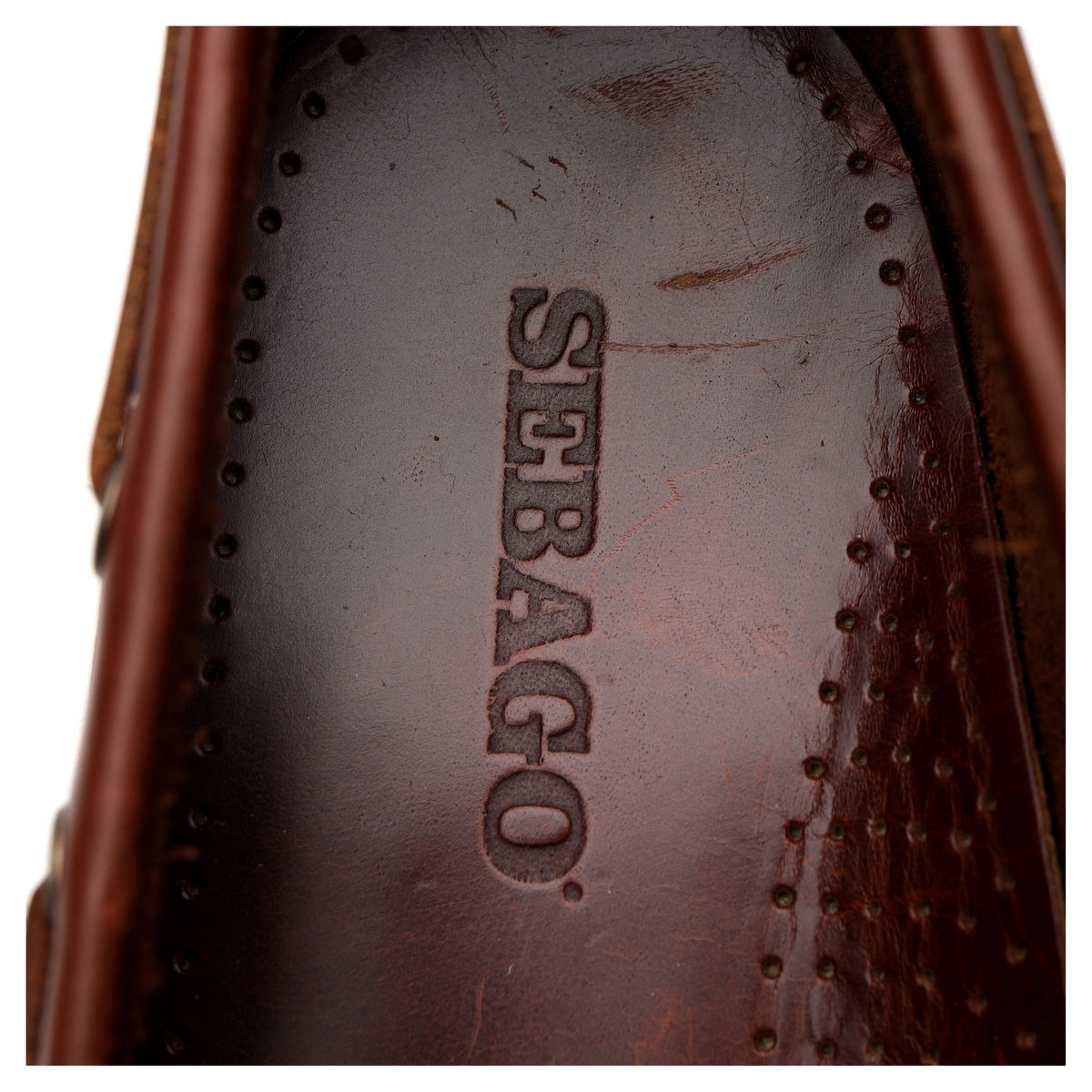 &#39;Sloop&#39; Brown Leather Loafers UK 11