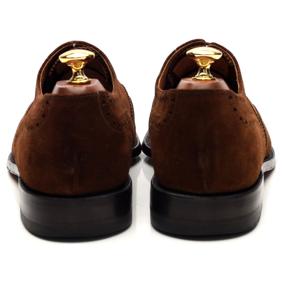 &#39;202DS&#39; Snuff Brown Suede Oxford Brogues UK 8 G