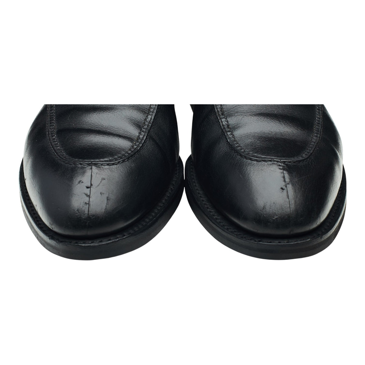 'Chambord ll' Black Leather Split Toe Derby UK 10.5 E