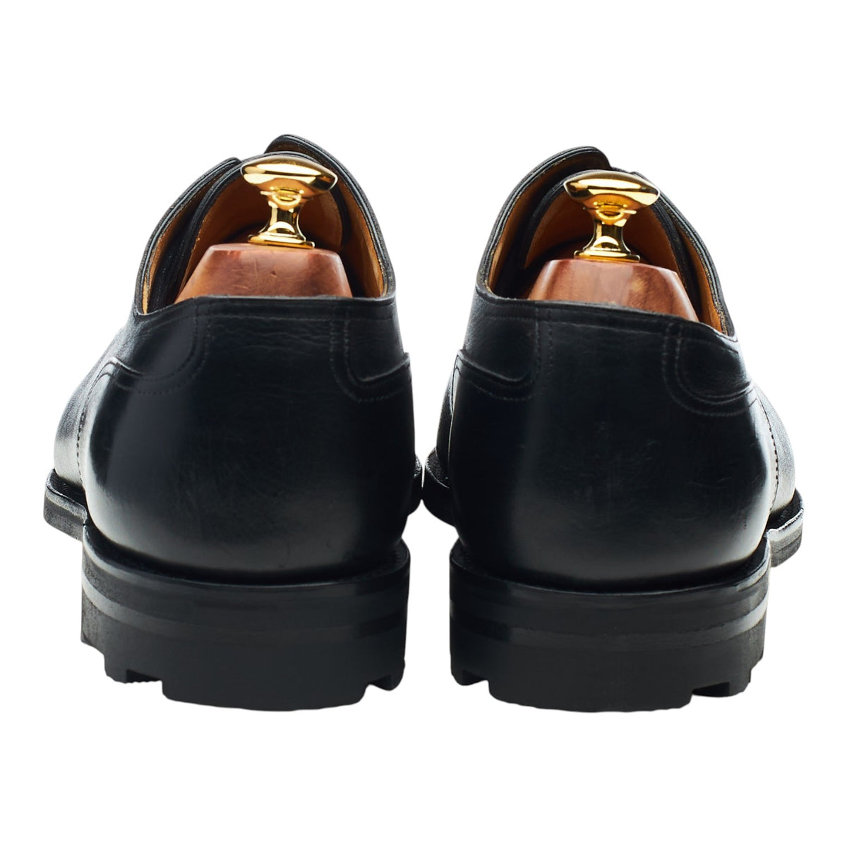 'Chambord ll' Black Leather Split Toe Derby UK 10.5 E