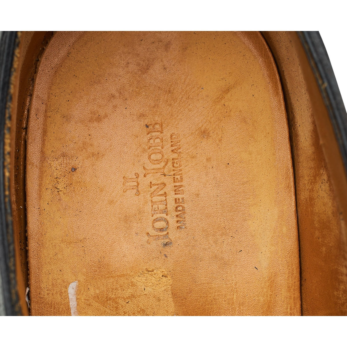 'Chambord ll' Black Leather Split Toe Derby UK 10.5 E