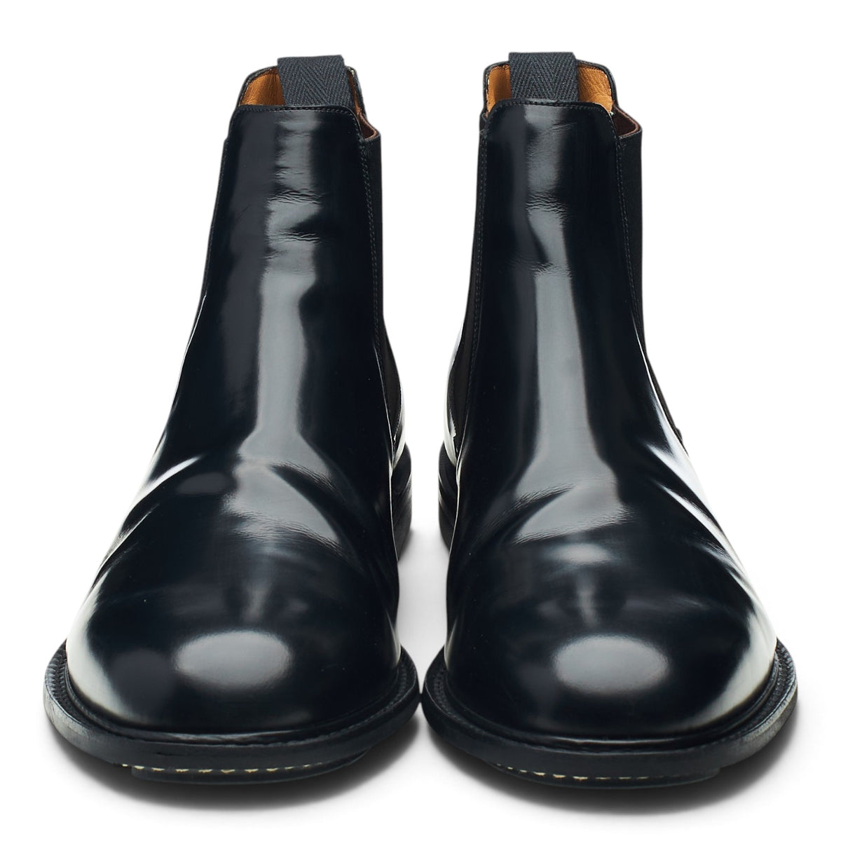 'Nunton 2' Black Leather Chelsea Boots UK 10 G