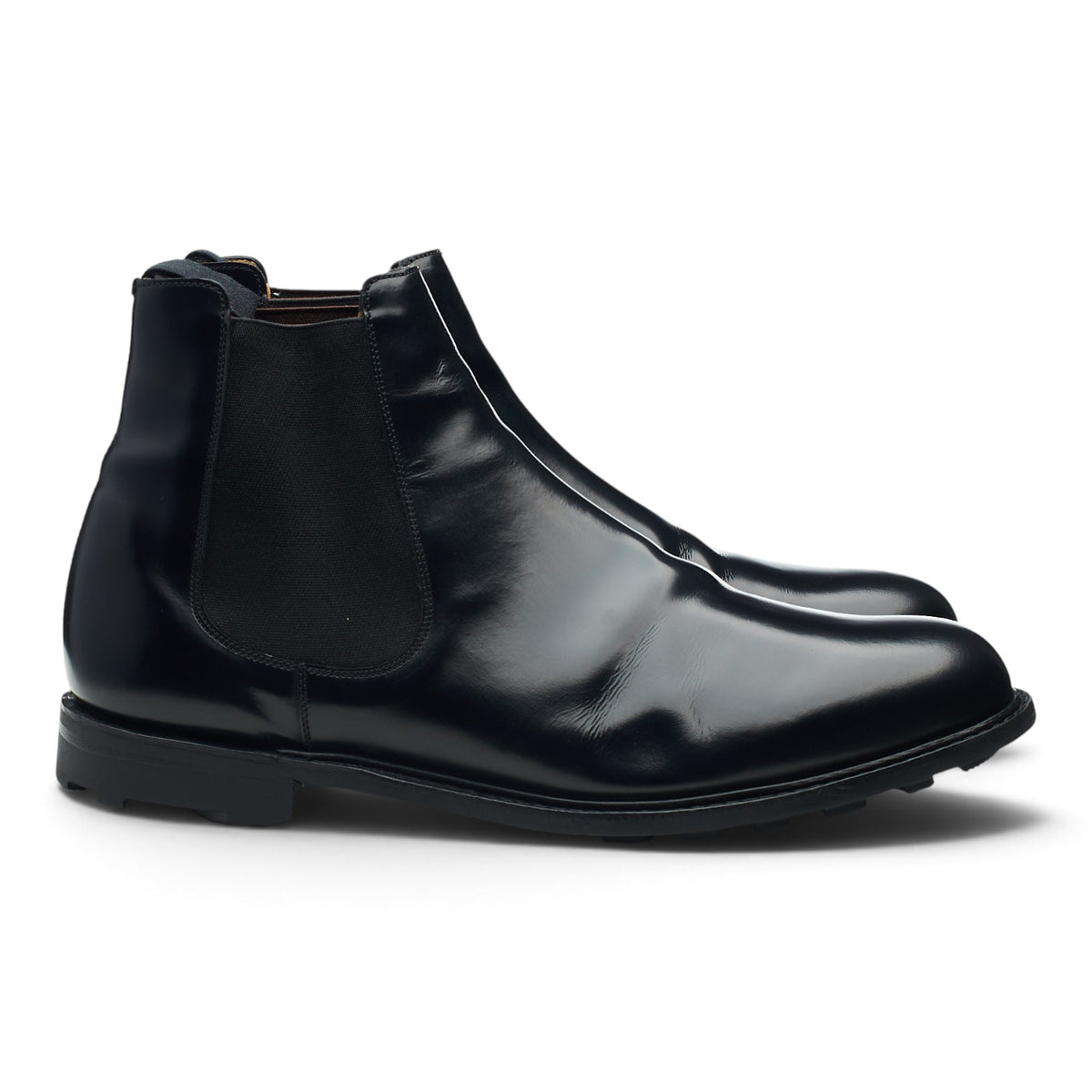 'Nunton 2' Black Leather Chelsea Boots UK 10 G