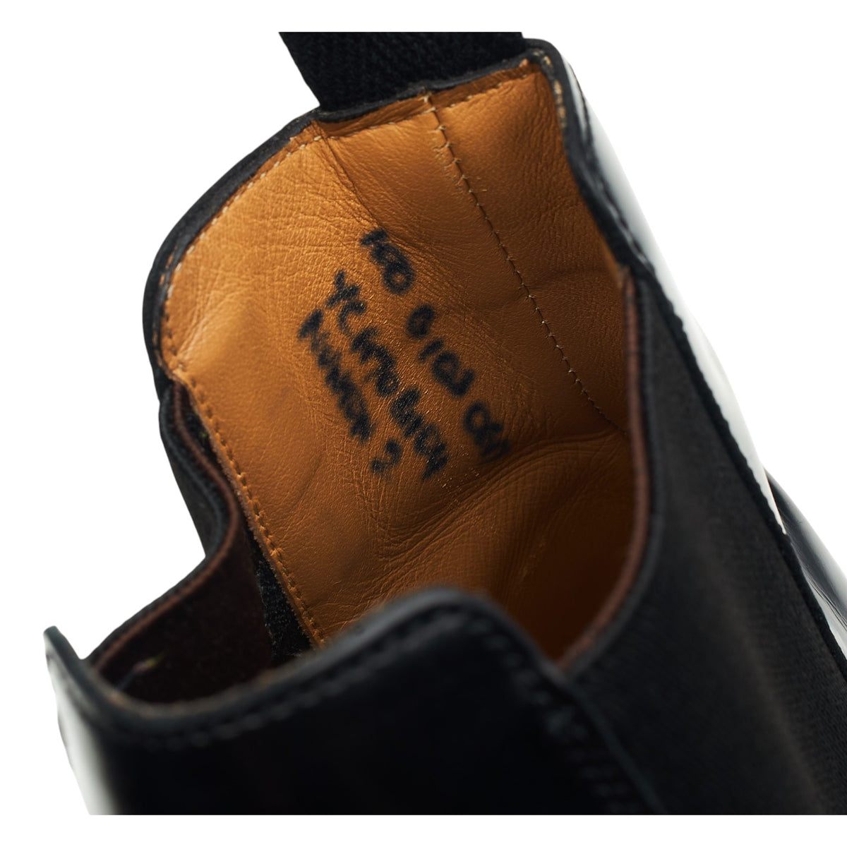 'Nunton 2' Black Leather Chelsea Boots UK 10 G