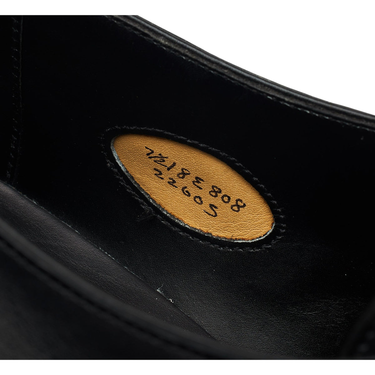 Black Leather Monk Strap UK 7.5 E