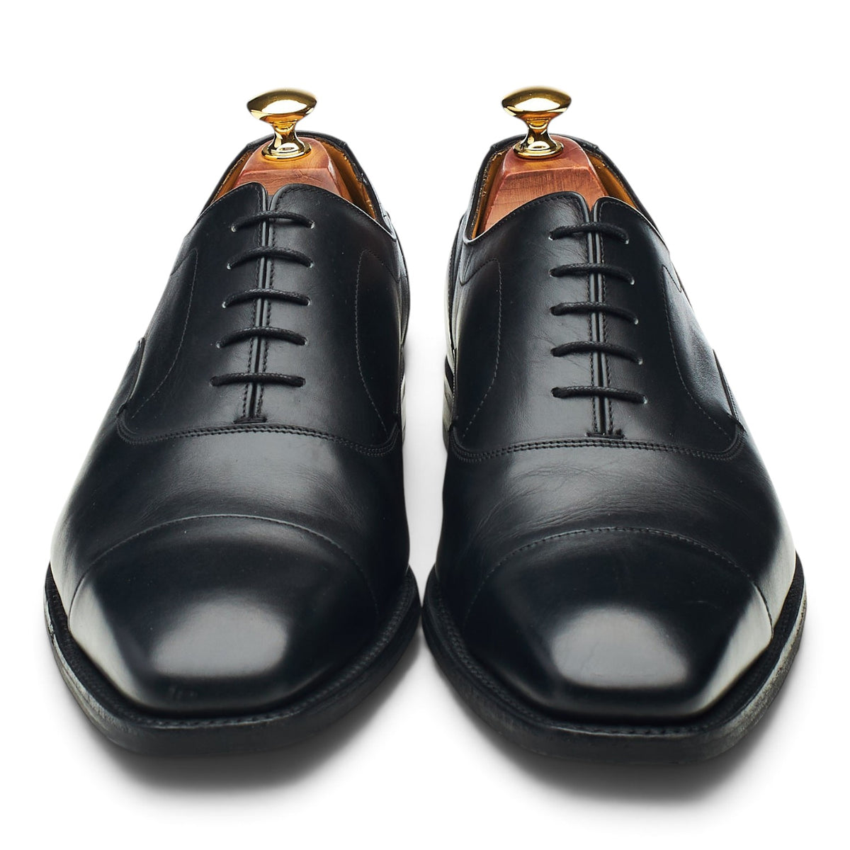 'Liam' Black Leather Oxford UK 9 G