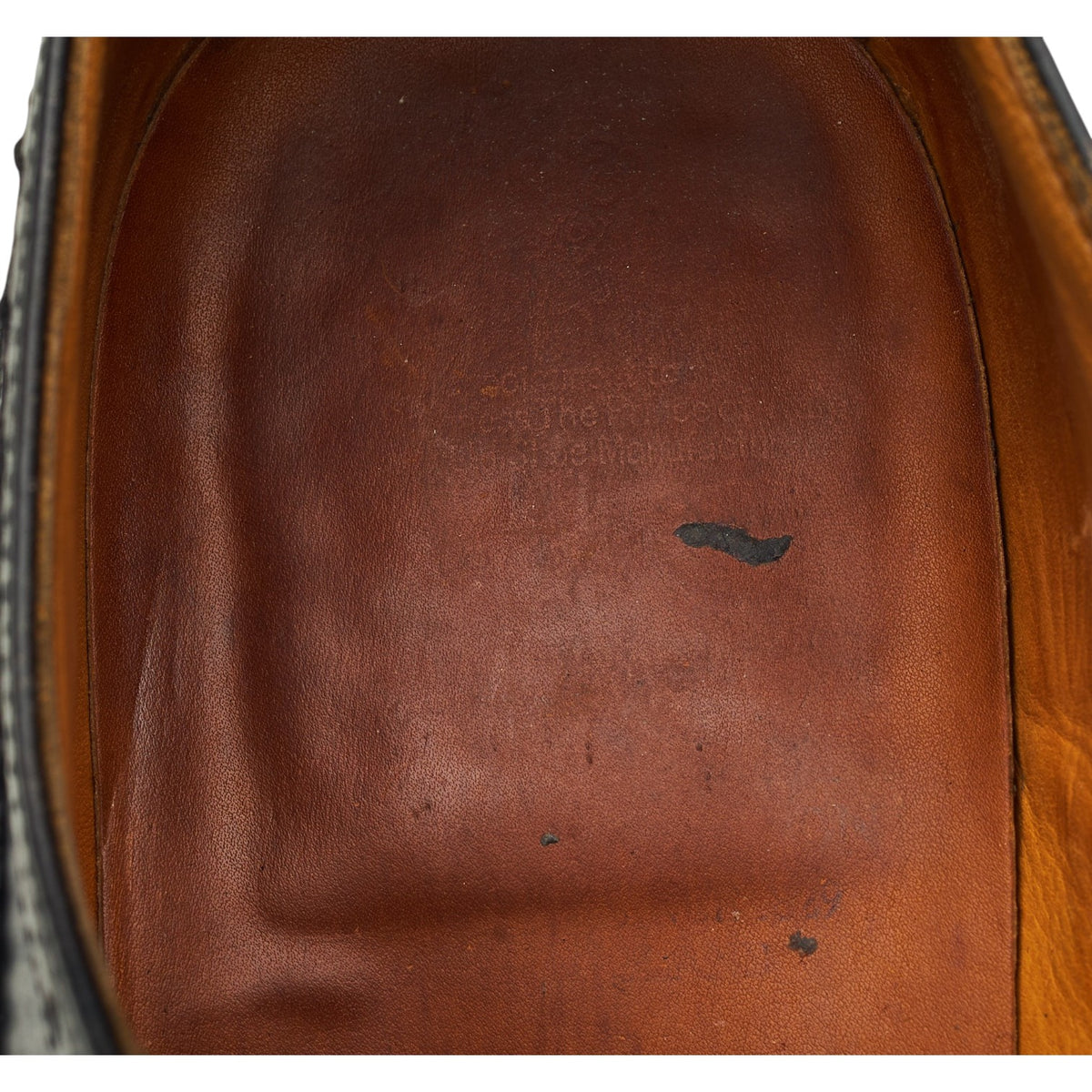 'Bourton' Black Leather Derby Brogues UK 12
