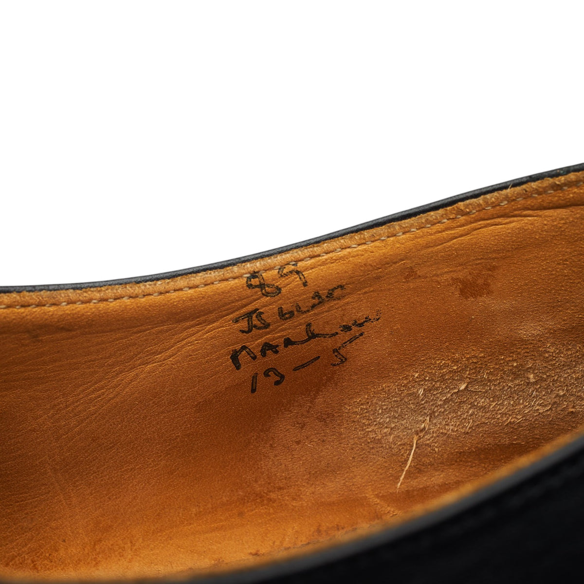 'Marlow' Black Leather Derby UK 13