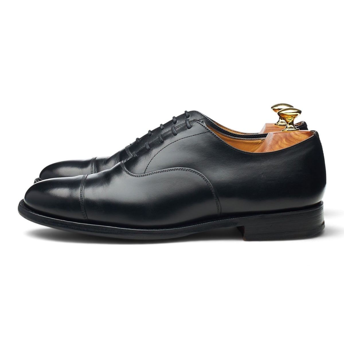 'Balmoral' Black Leather Oxford UK 7 F