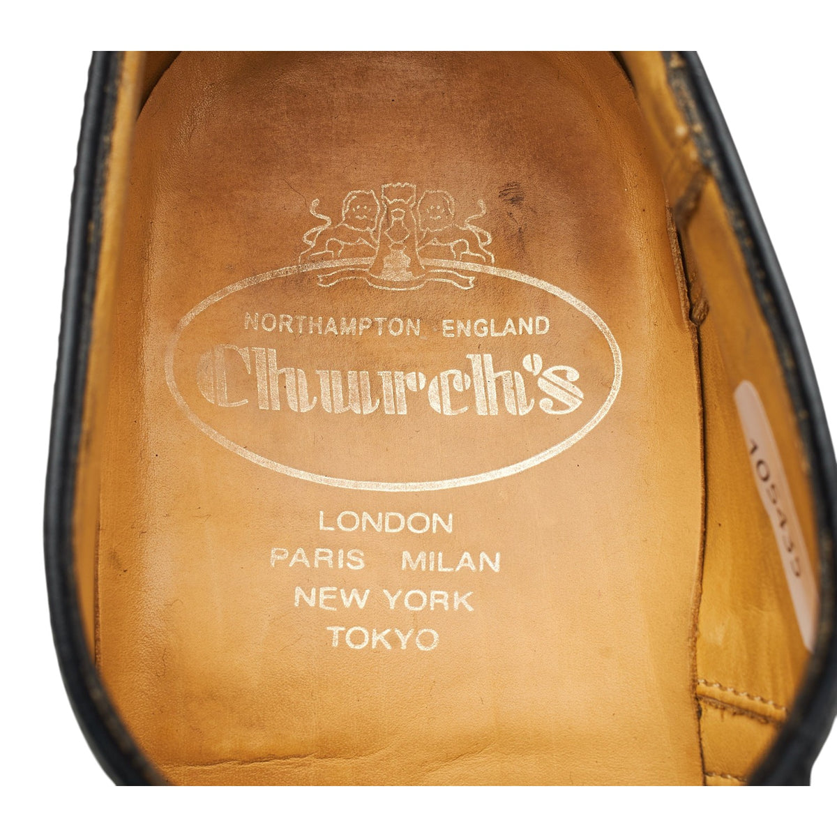 'Balmoral' Black Leather Oxford UK 7 F