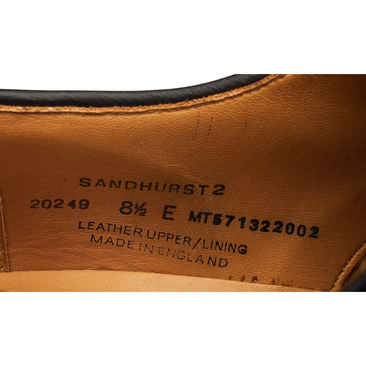 'Sandhurst 2' Black Rough Out Suede Derby UK 8.5 E