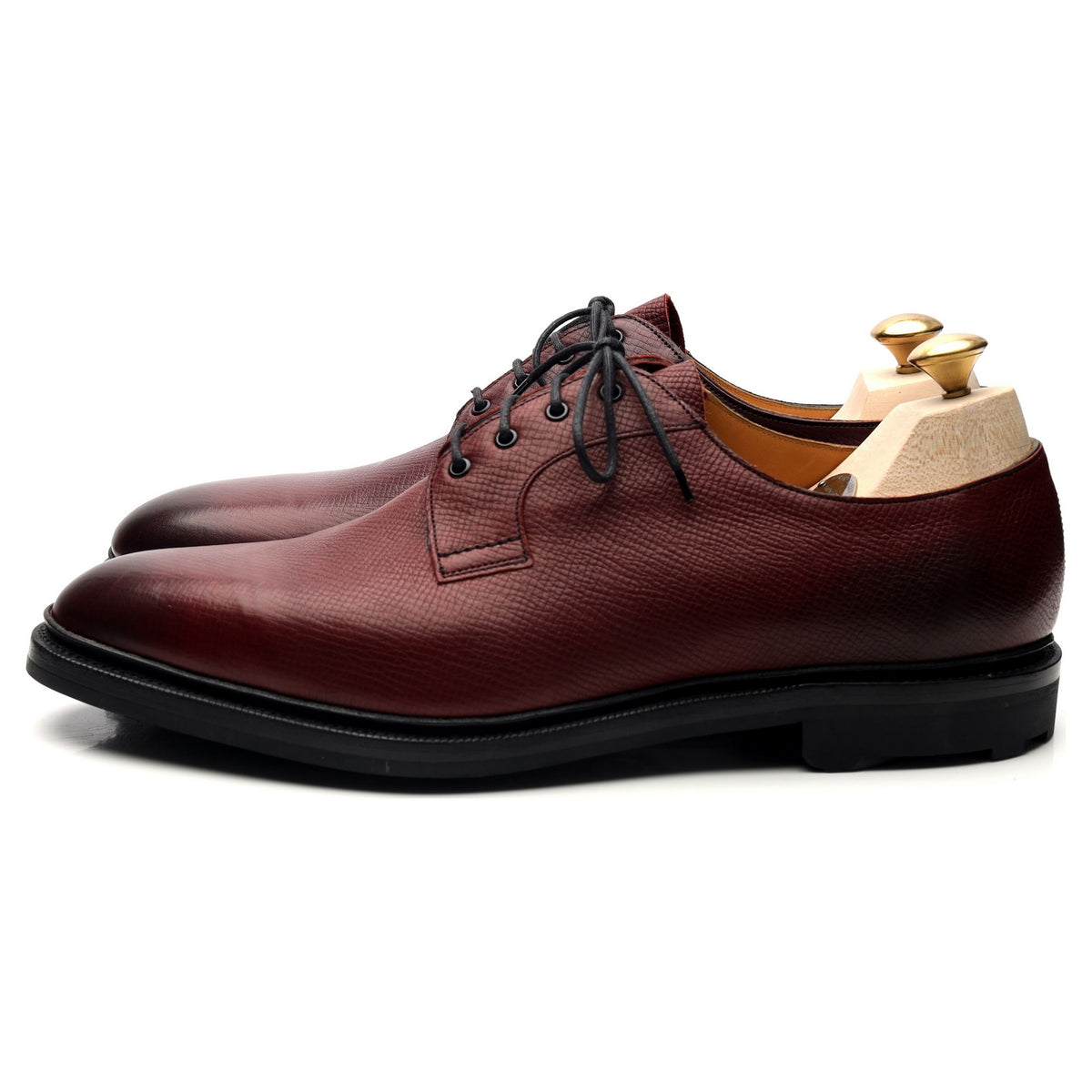 &#39;Caudale&#39; Burgundy Leather Derby UK 10.5 E