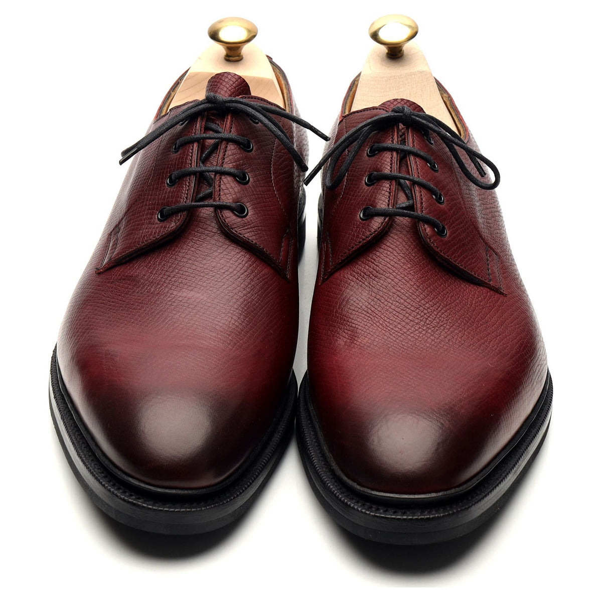 &#39;Caudale&#39; Burgundy Leather Derby UK 10.5 E