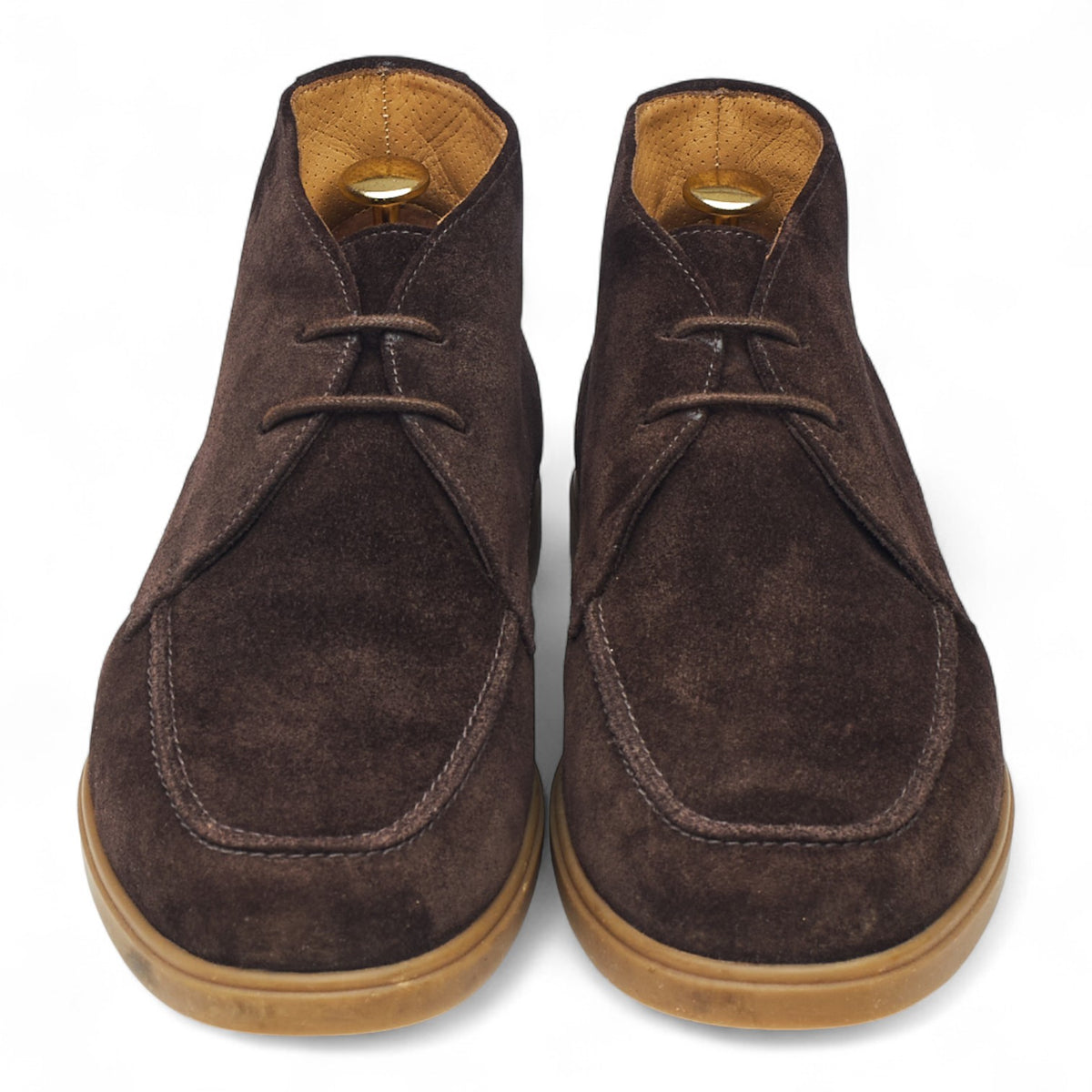 'Amalfi' Dark Brown Suede Chukka Boots UK 7 F