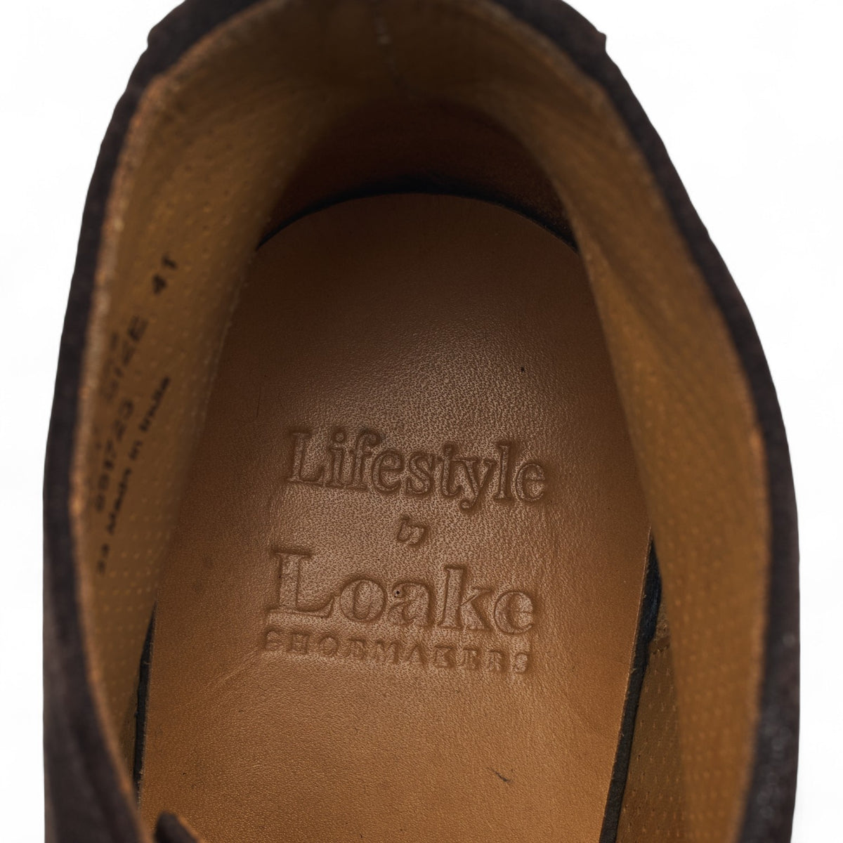 'Amalfi' Dark Brown Suede Chukka Boots UK 7 F