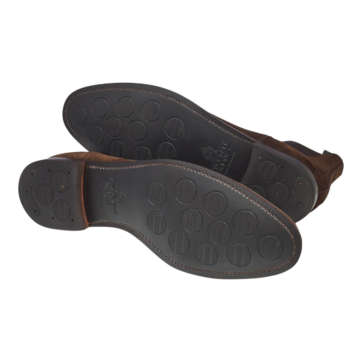 'Chelsea 8' Dark Brown Suede Chelsea Boots UK 12 E