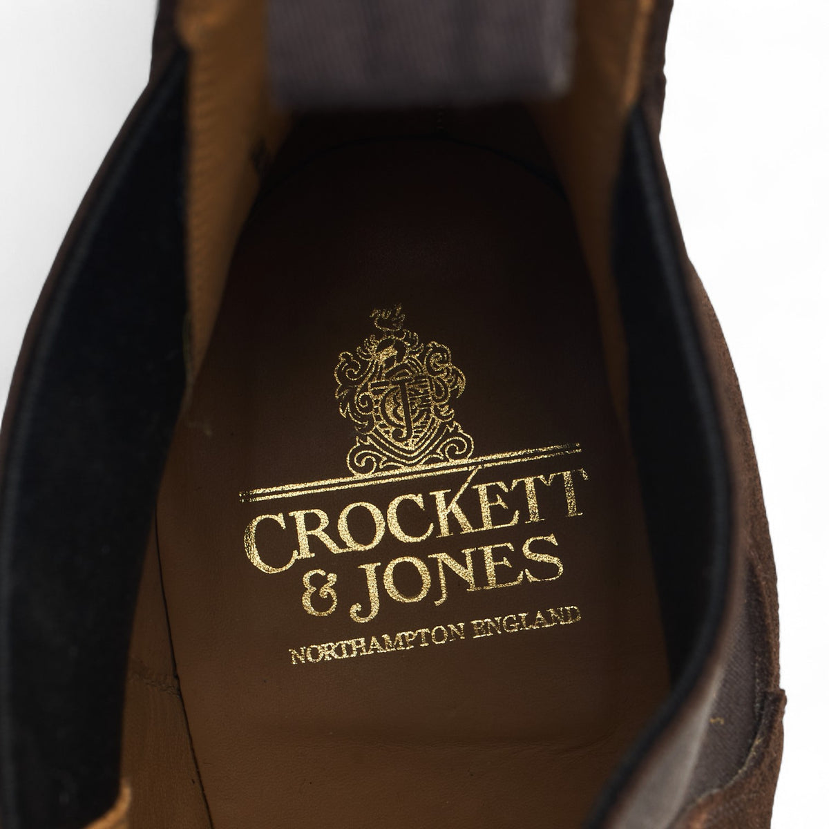 'Chelsea 8' Dark Brown Suede Chelsea Boots UK 12 E