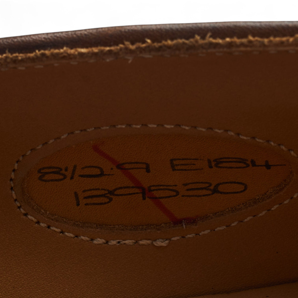 'Belgravia' Brown Leather Tassel Loafers UK 8.5 E