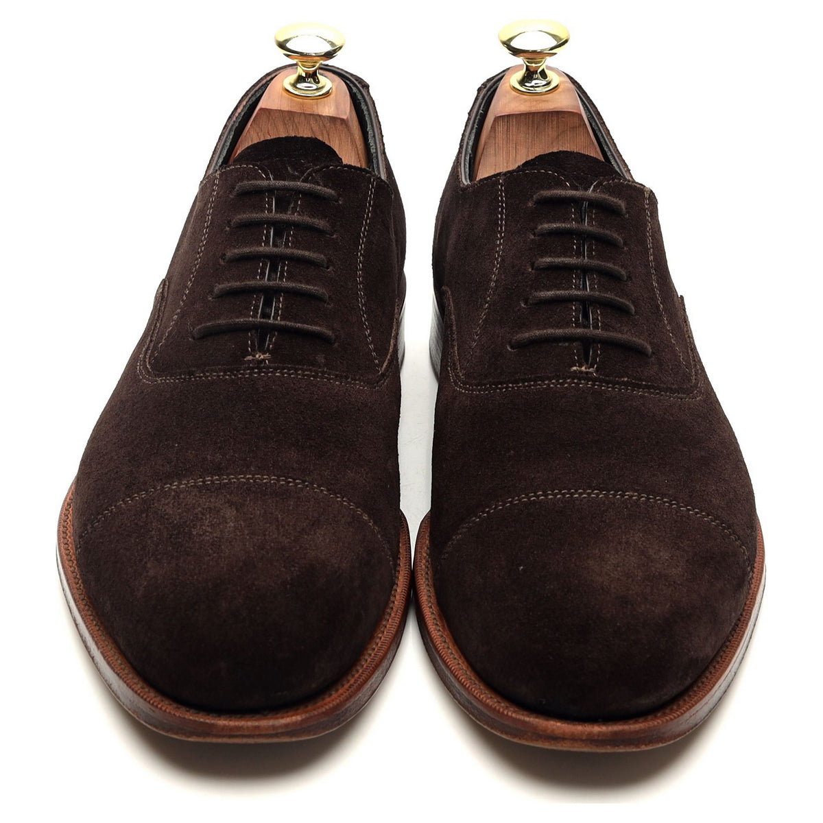 G:One Dark Brown Suede Oxford UK 7 F