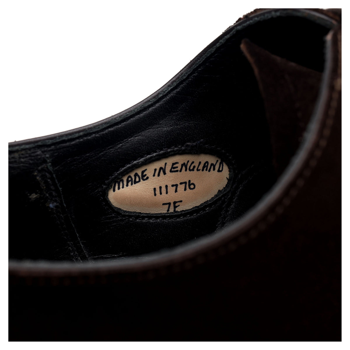 G:One Dark Brown Suede Oxford UK 7 F