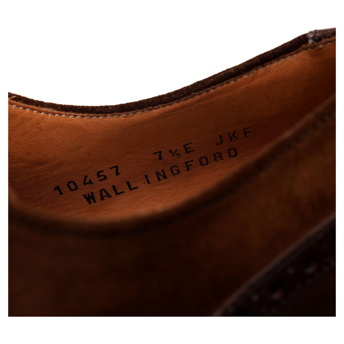 &#39;Wallingford&#39; Brown Leather Oxford Brogues UK 7.5 E