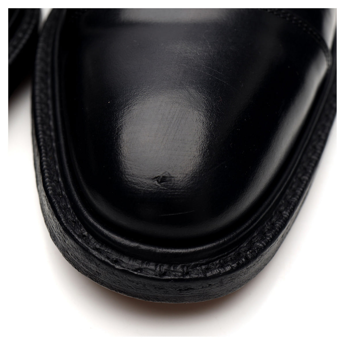 &#39;Vienna&#39; Black Leather Oxford UK 6 F