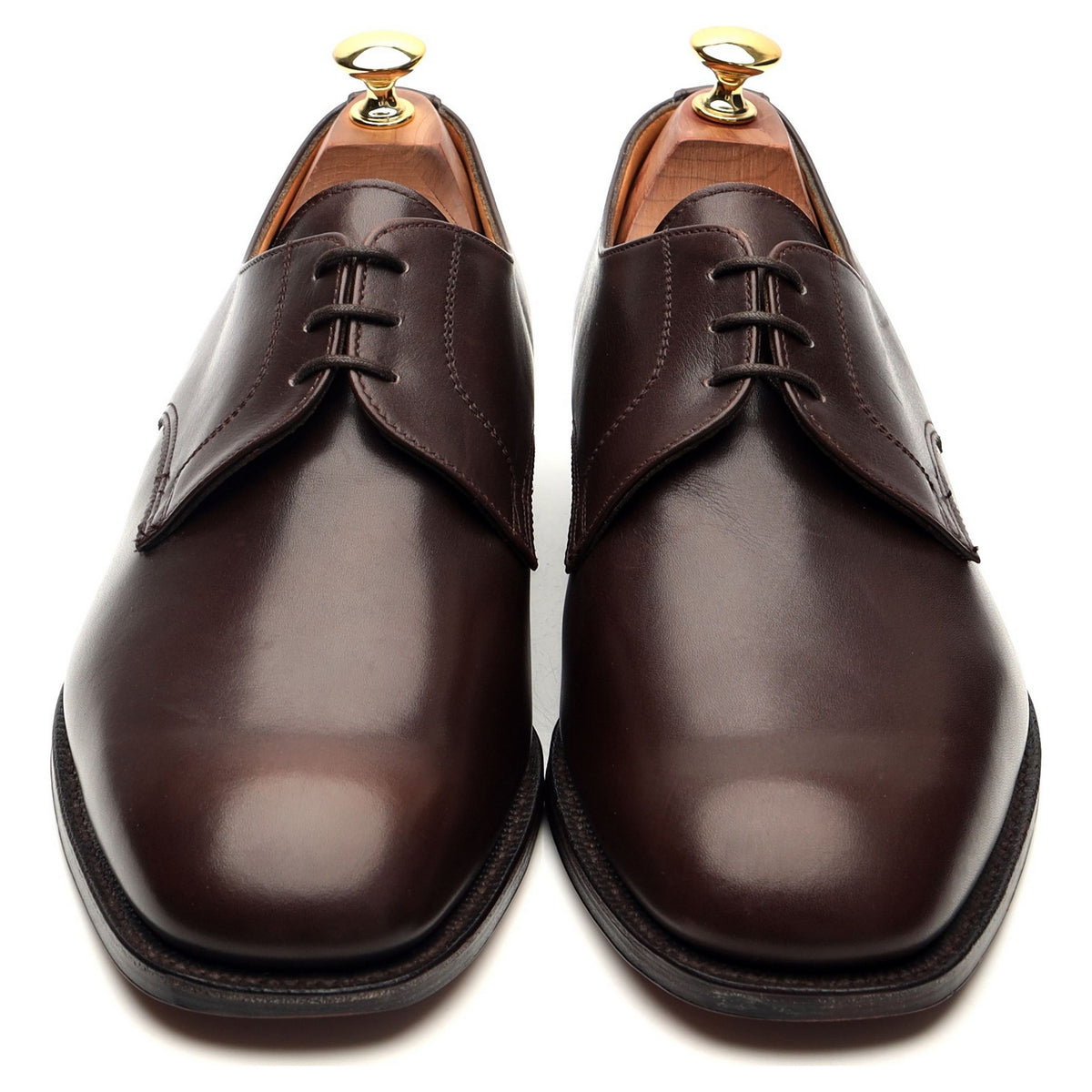 &#39;Scott 2&#39; Dark Brown Leather Derby UK 8.5 H