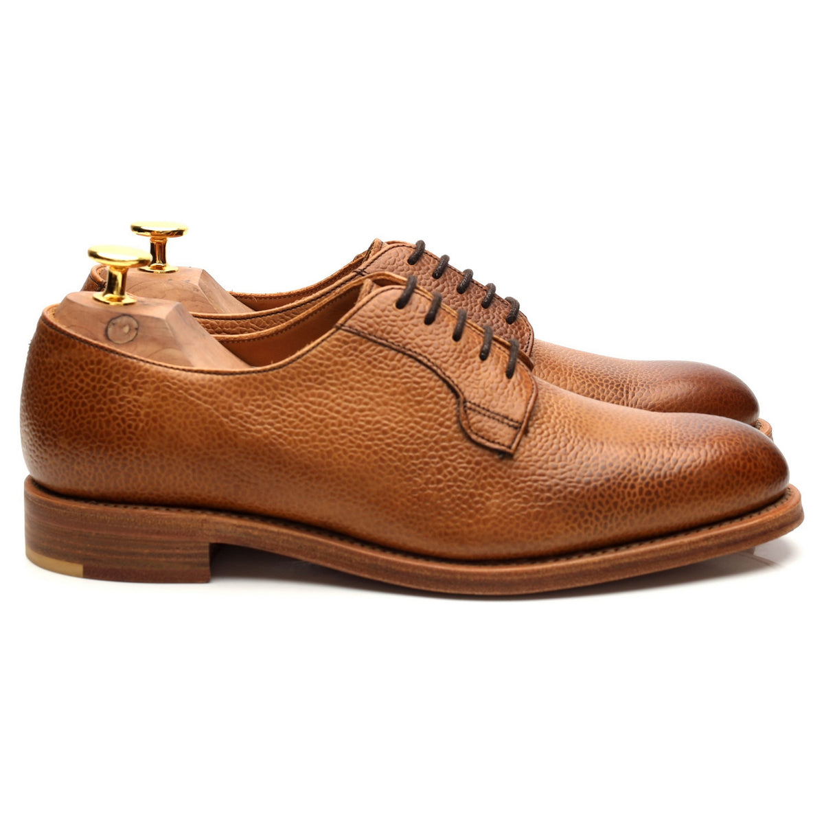 Women&#39;s &#39;Mabel&#39; Brown Leather Derby UK 5 D