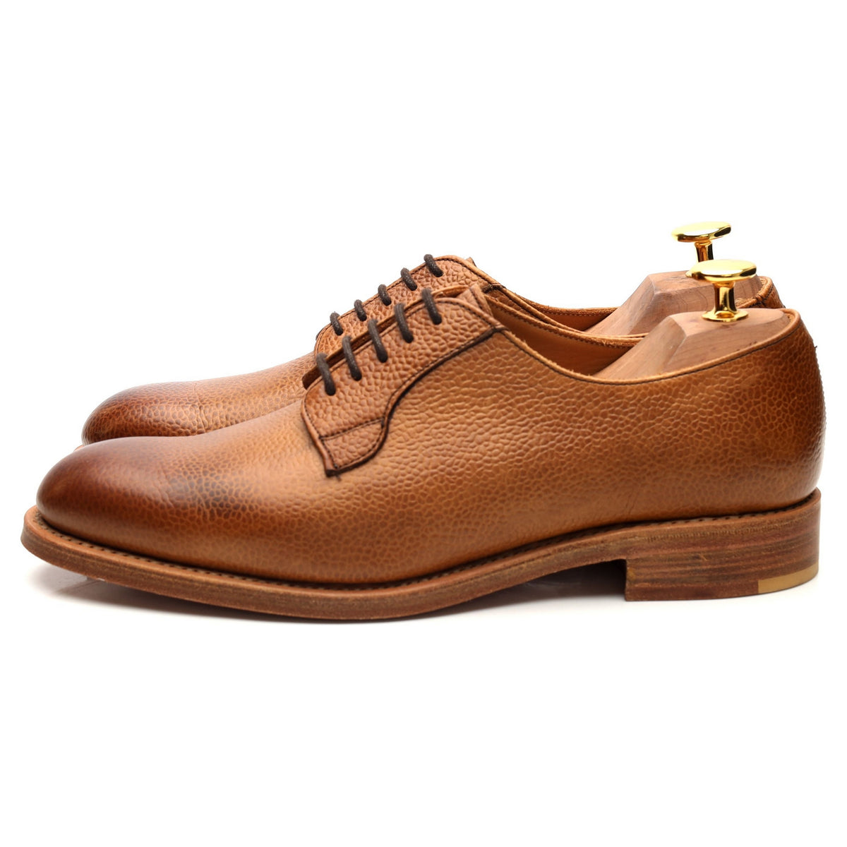 Women&#39;s &#39;Mabel&#39; Brown Leather Derby UK 5 D