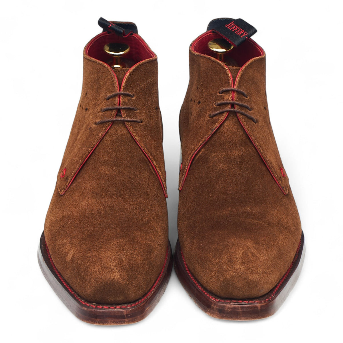 'Masuka' Tan Brown Suede Chukka Boots UK 6.5