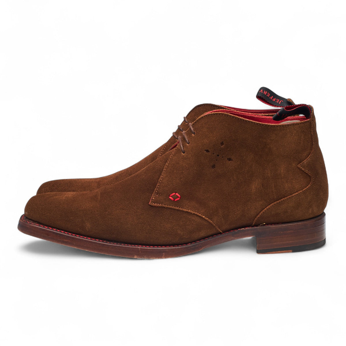'Masuka' Tan Brown Suede Chukka Boots UK 6.5