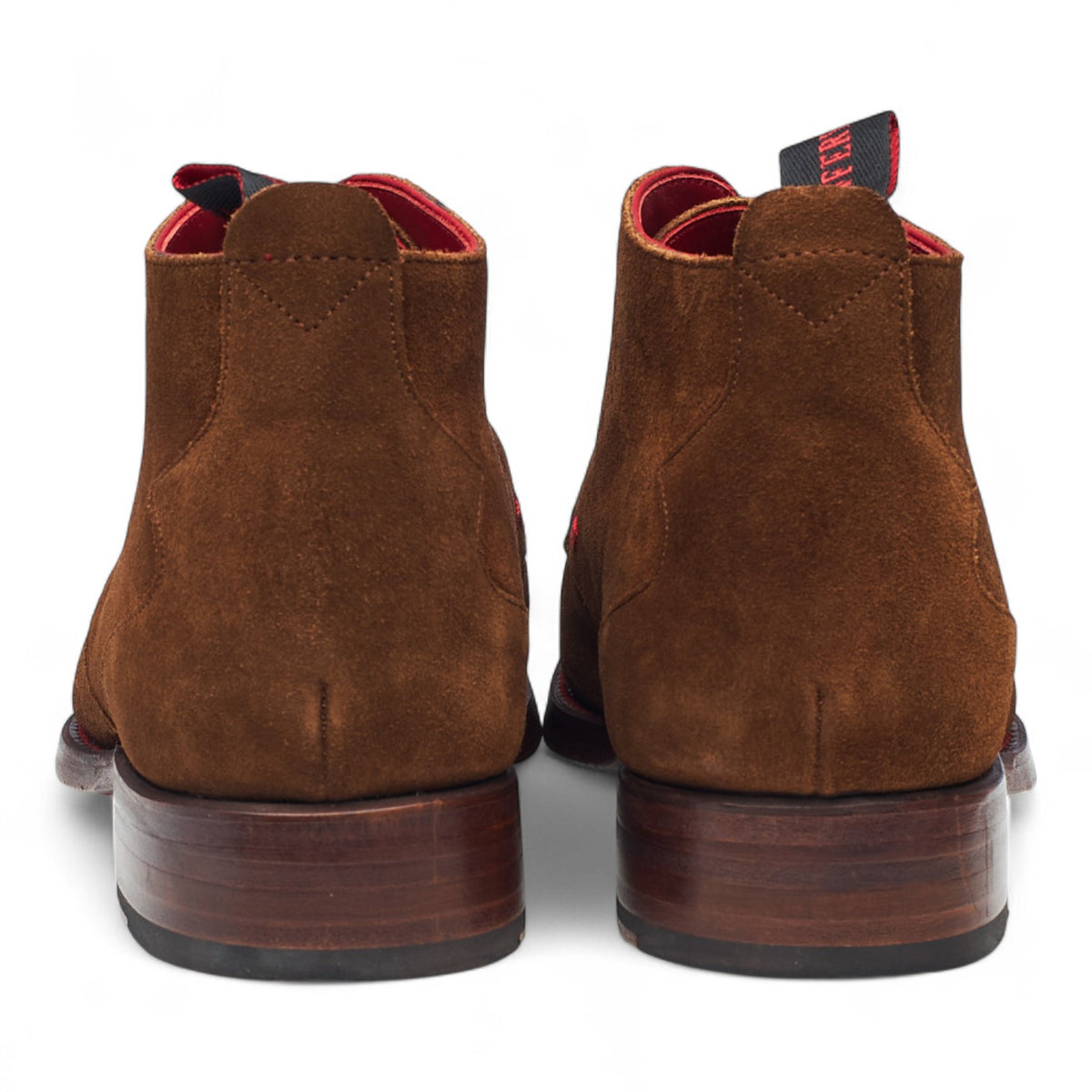 'Masuka' Tan Brown Suede Chukka Boots UK 6.5