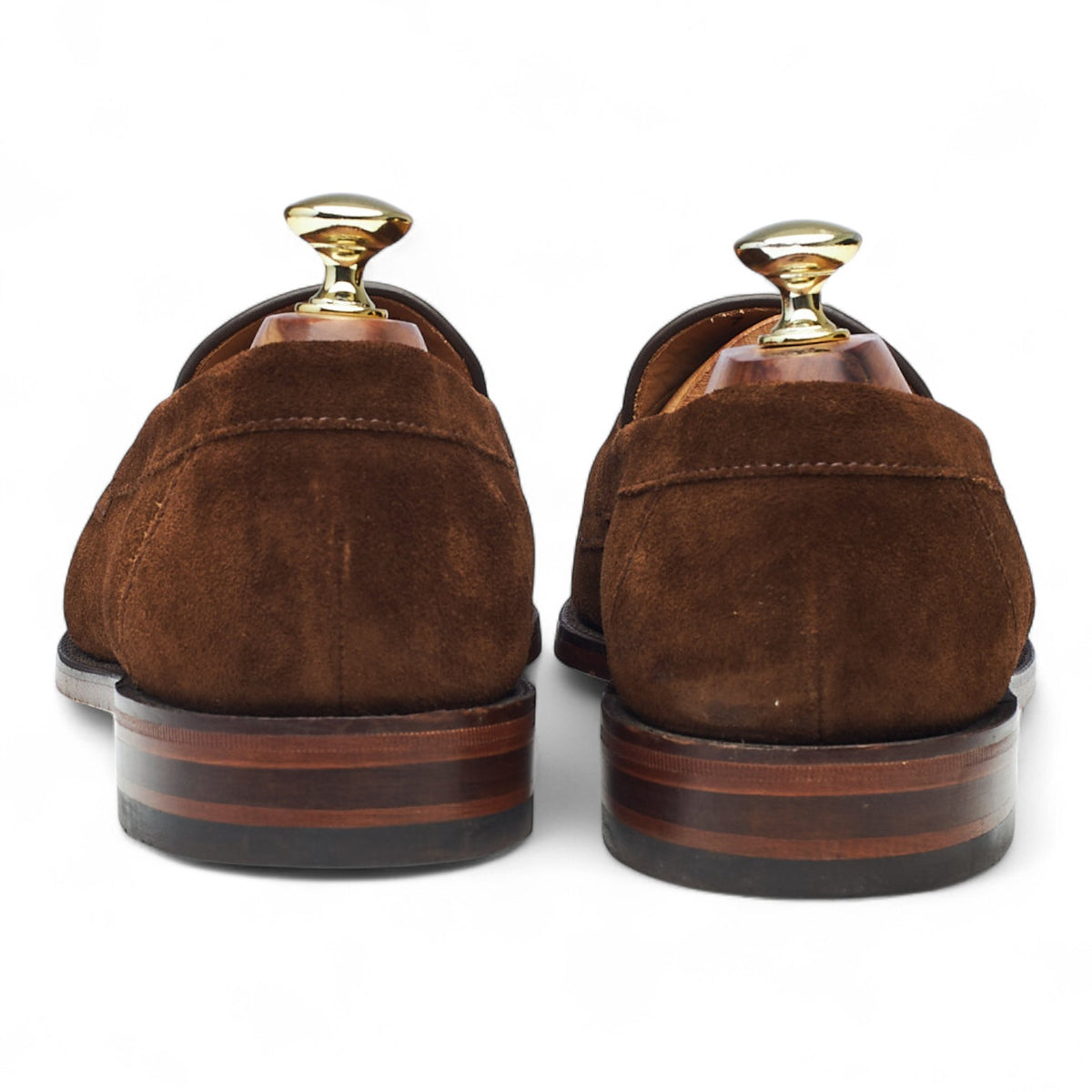 'Imperial' Brown Suede Loafers UK 7 F