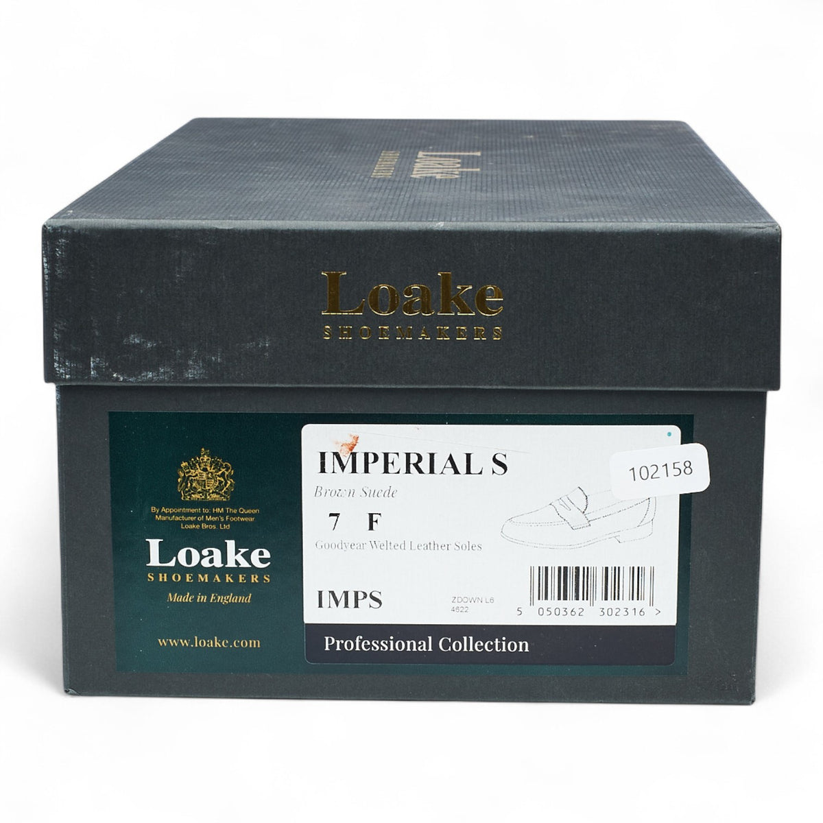 'Imperial' Brown Suede Loafers UK 7 F