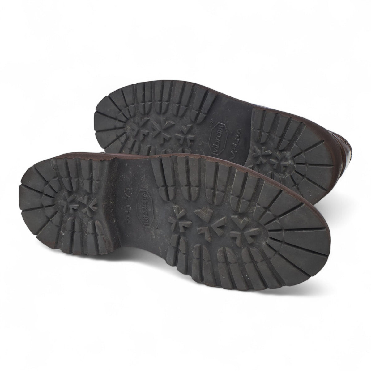 'James' Dark Brown Leather Loafers UK 7