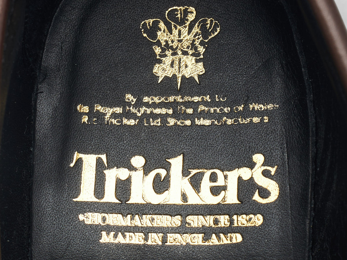 'James' Dark Brown Leather Loafers UK 7