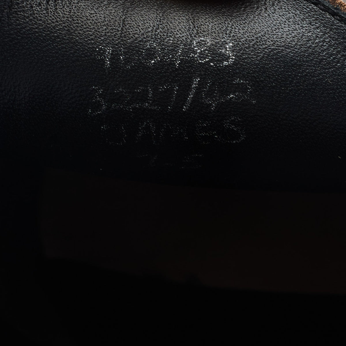 'James' Dark Brown Leather Loafers UK 7