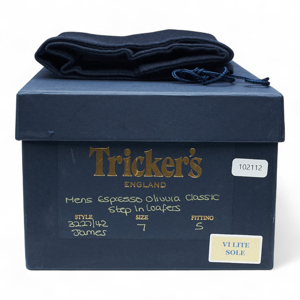 'James' Dark Brown Leather Loafers UK 7