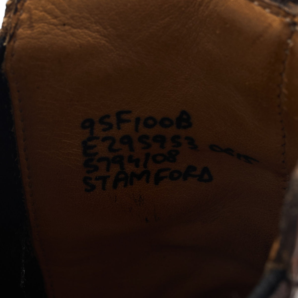 'Stamford' Tan Brown Leather Chelsea Boots UK 9.5 F