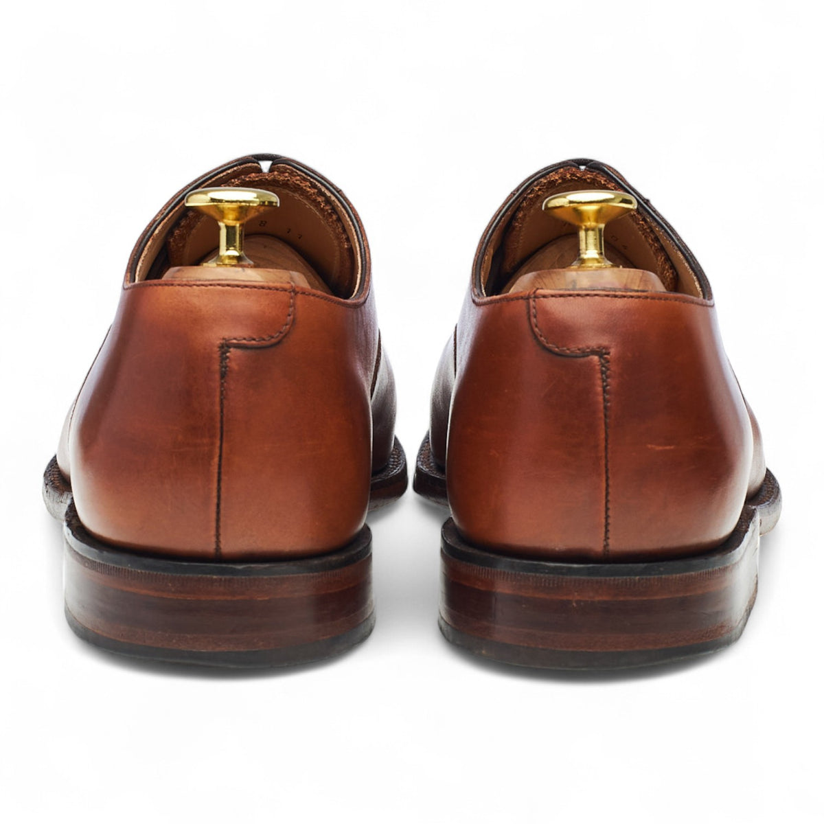1880 'Aldwych' Tan Brown Leather Oxford UK 8 F