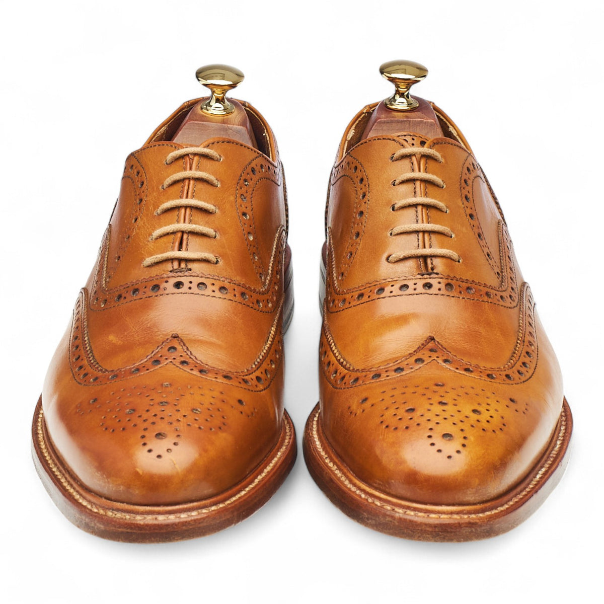 'Balfour 2817' Tan Brown Oxford Brogues UK 9 F