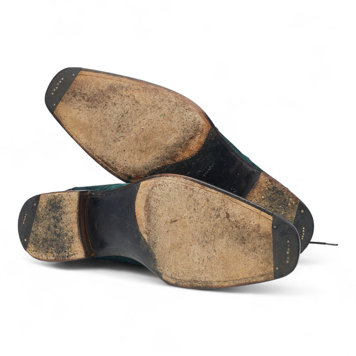 Green Suede Leather Chukka Boots UK 9 EU 43 F