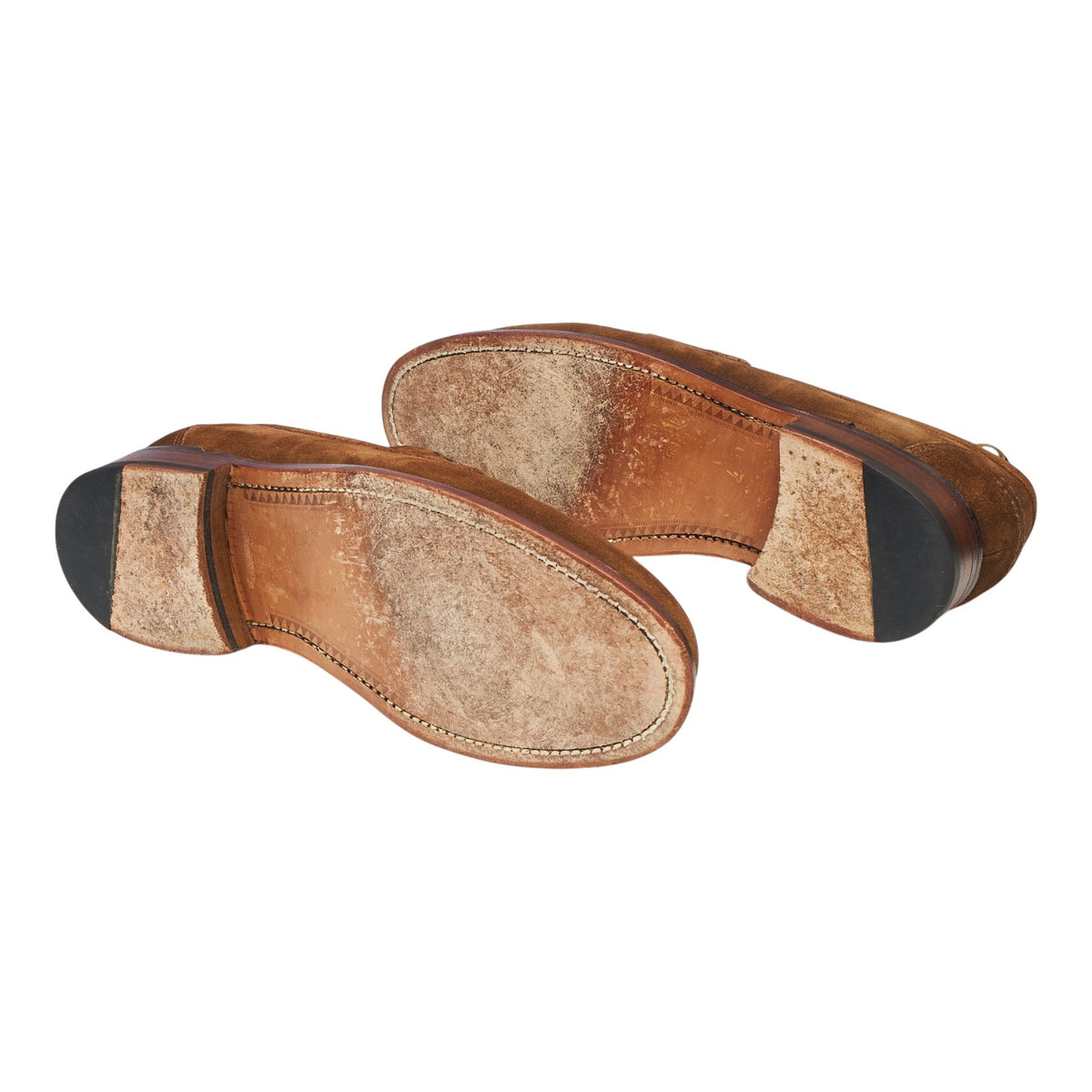 Snuff Brown Suede Loafers UK 7 F