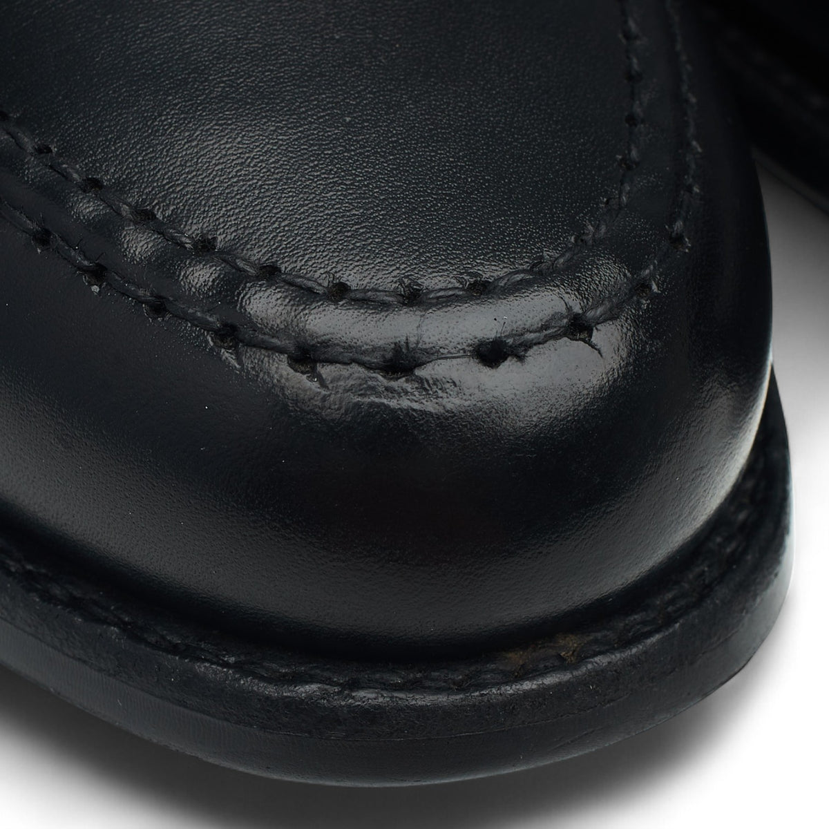 'Boston 2' Black Leather Loafers UK 9.5 E