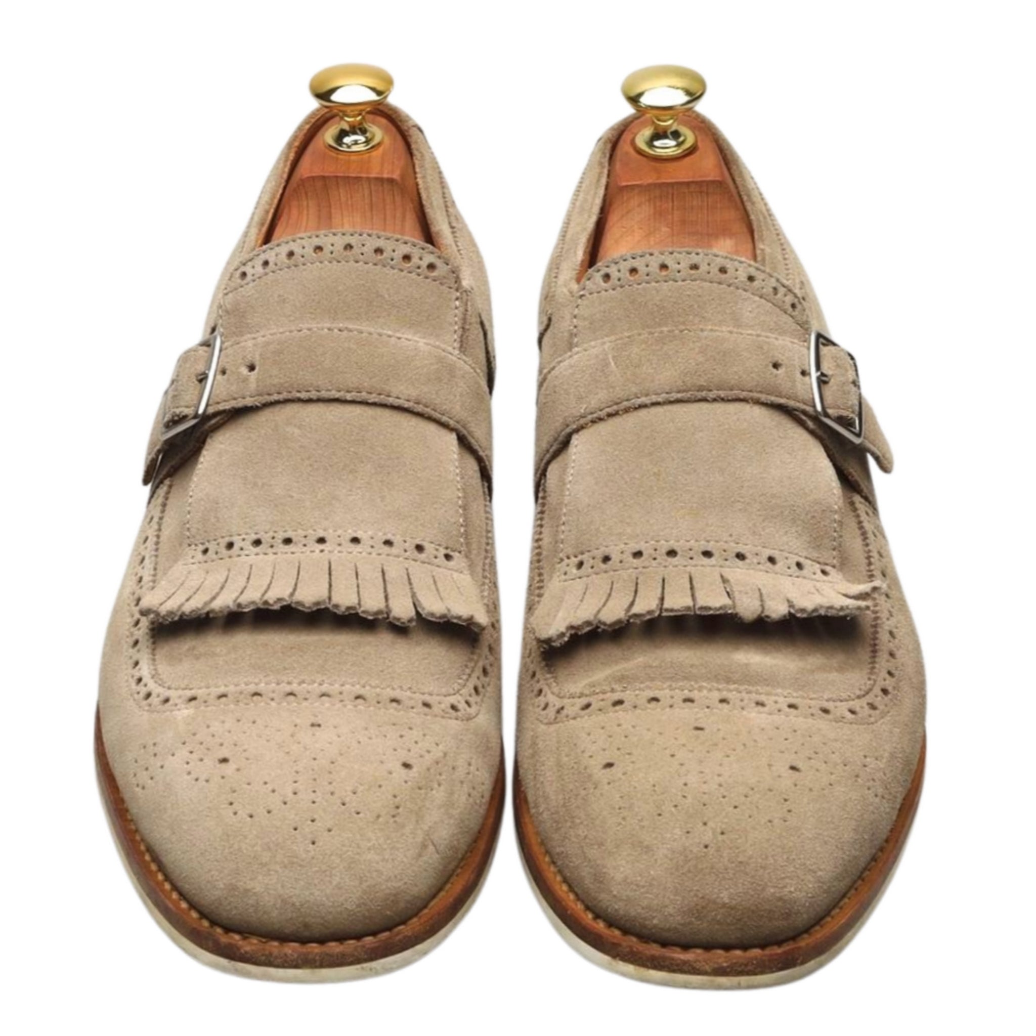 美品チャーチChurch'S Sand Suede MonkStrapShoes 181224_White_Shoes000047_5000x