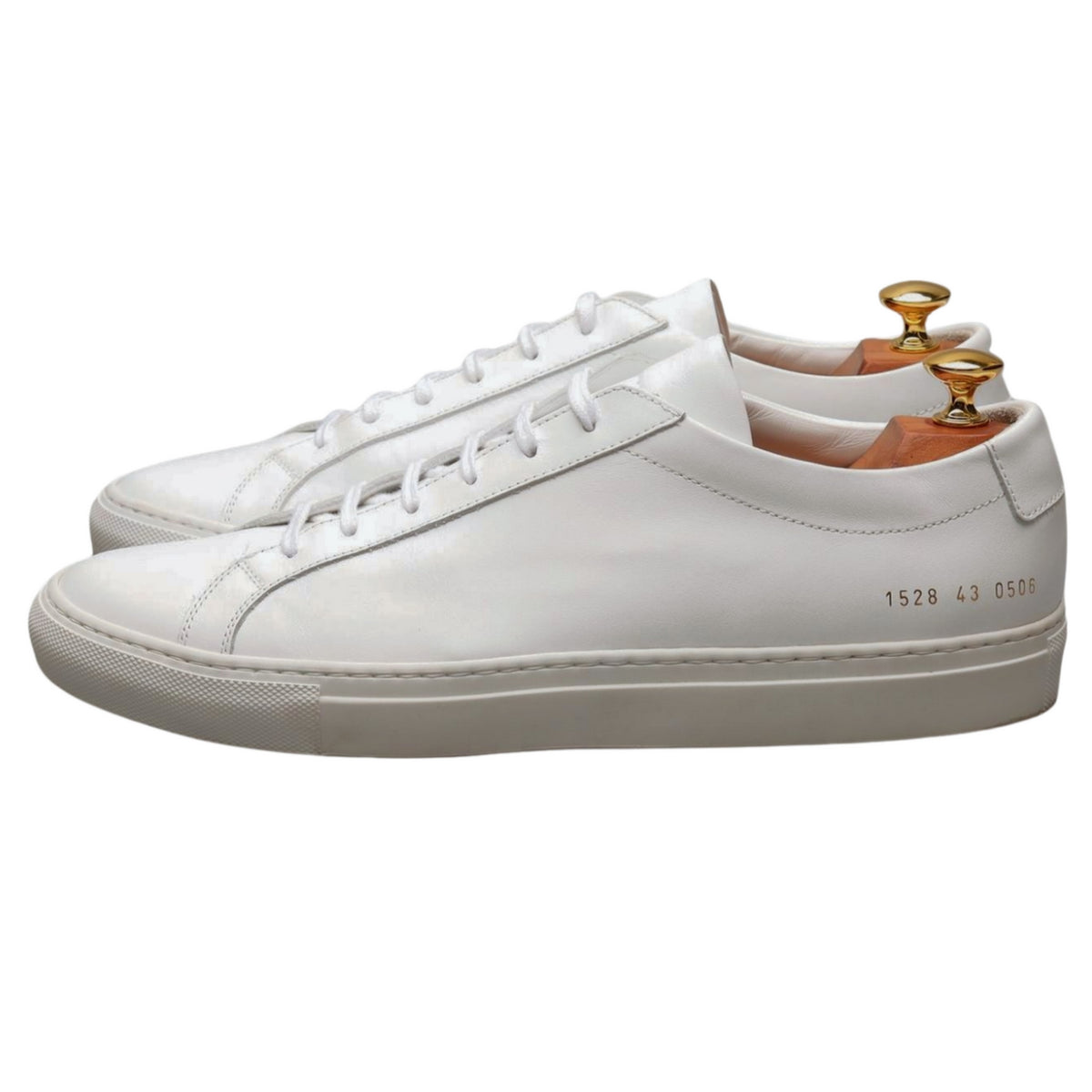 &#39;Achilles Low&#39; White Leather Sneaker UK 9 EU 43