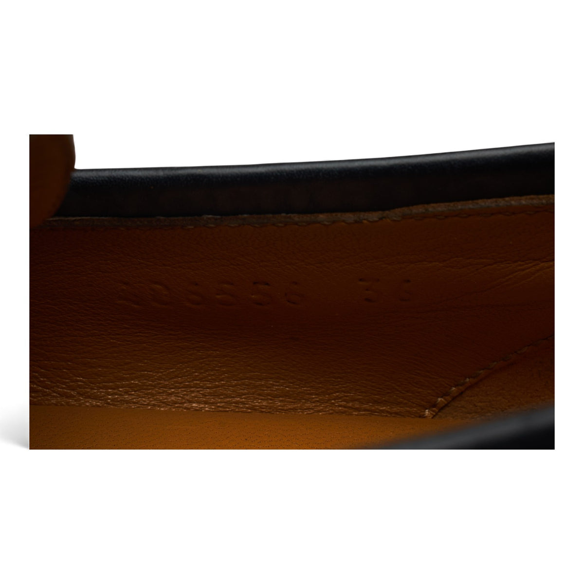 Women's Black Leather Horsebit Loafers UK 3 EU 36