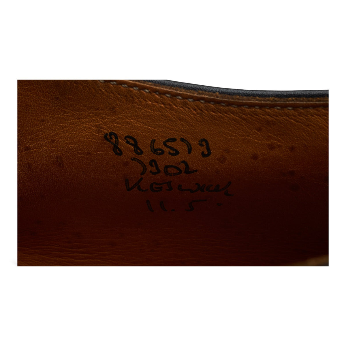 'Keswick' Black Leather Derby Brogues UK 11