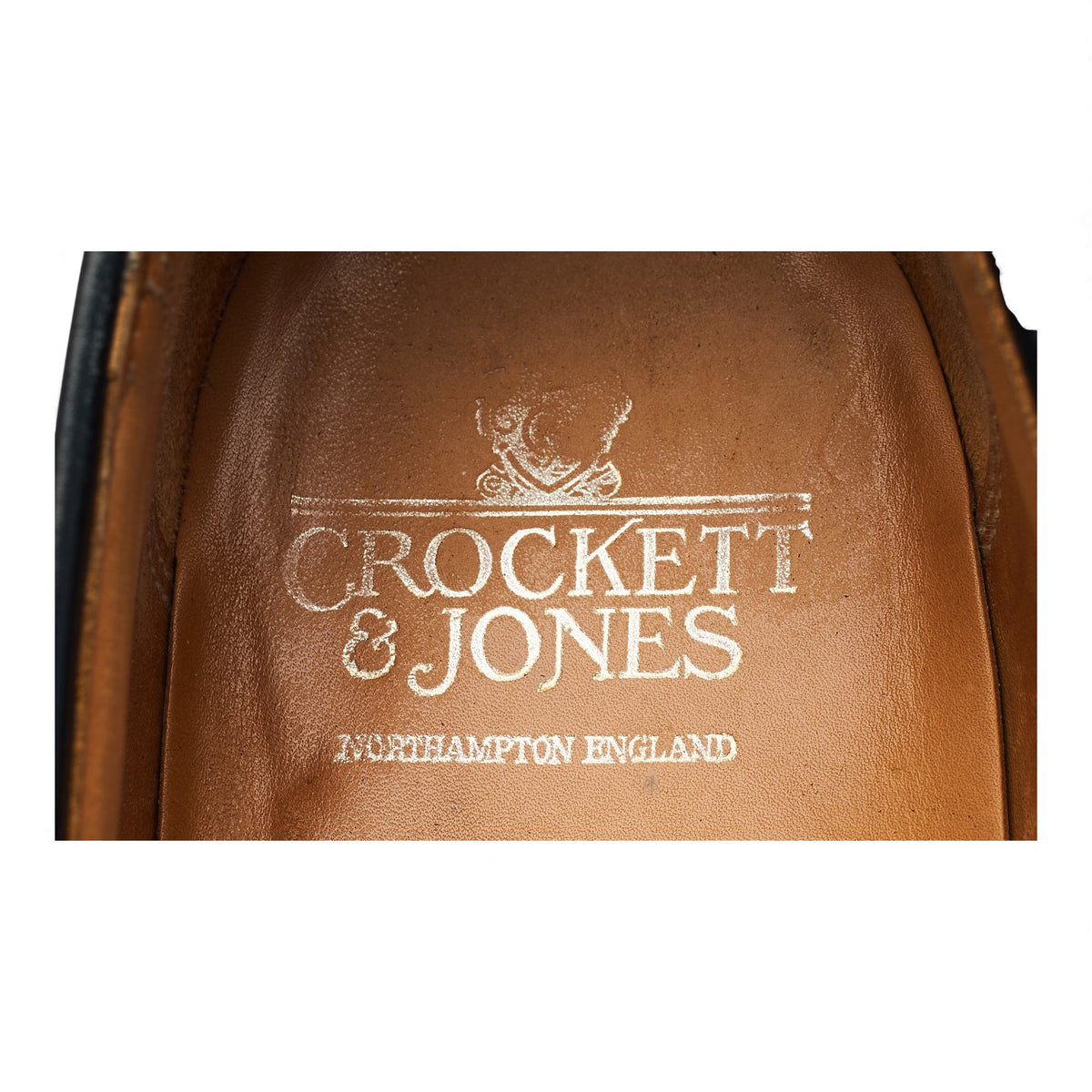 'Langham' Black Leather Tassel Loafers UK 9 EX